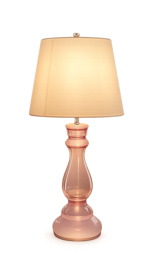 Glass Baluster Rechargeable Lamp